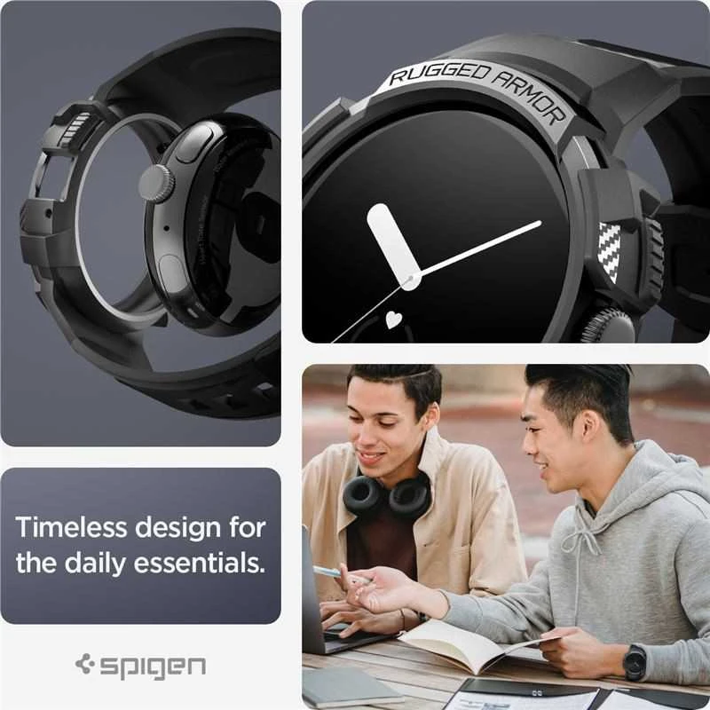 Spigen Rugged Armor Pro, juodas – Google Pixel Watch/Watch 2
