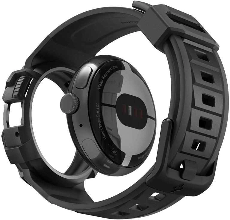 Spigen Rugged Armor Pro, juodas – Google Pixel Watch/Watch 2