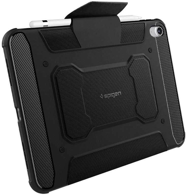 Spigen Rugged Armor Pro, juodos spalvos – Apple iPad Air 10.9″ (2022/2020)/11″ 2024/2025/2026
