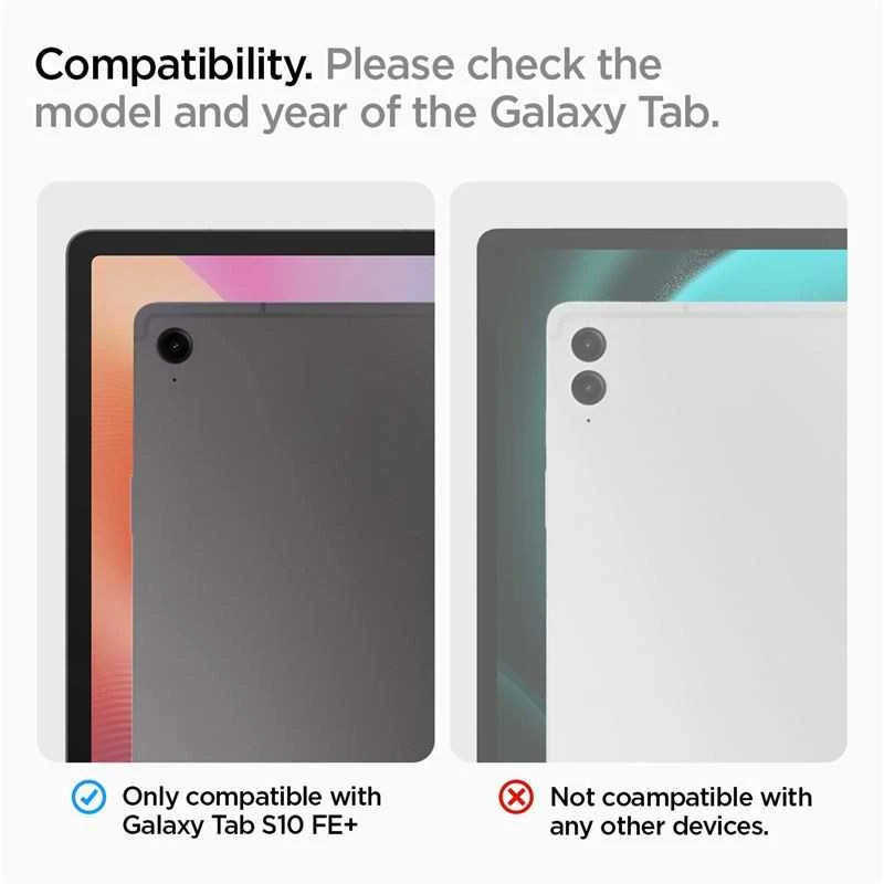 Spigen Rugged Armor "Pro" dėklas skirtas Samsung Galaxy Tab S10 FE+ 13.1 X620 / X626B – juodos spalvos