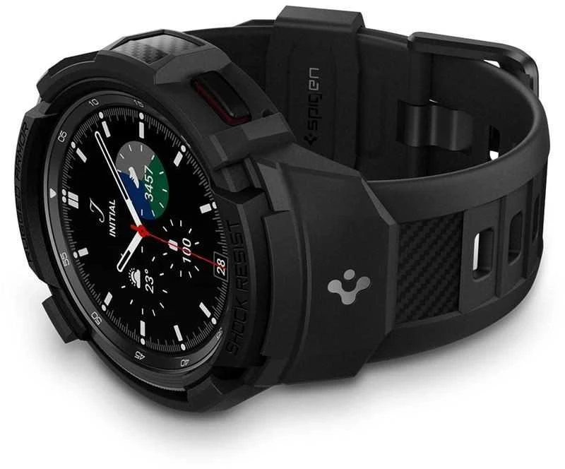 Išmaniojo laikrodžio Samsung Galaxy Watch 4 dirželis, Juodos spalvos, 46mm