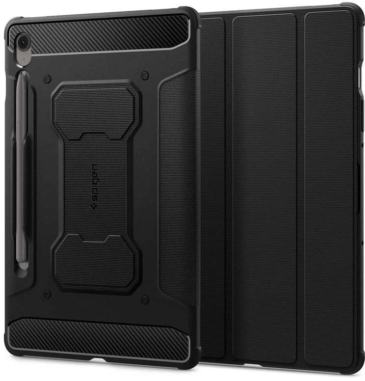 „Spigen Rugged Armor Pro“, juodas - „Samsung Galaxy Tab S10 FE“