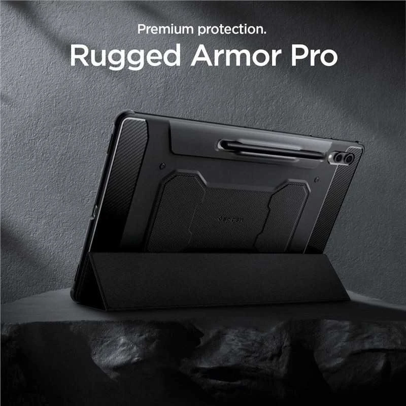 Spigen Rugged Armor PRO Sam Tab S8 Ultra /S9 Ultra 14.6" juodas/juodas ACS06538
