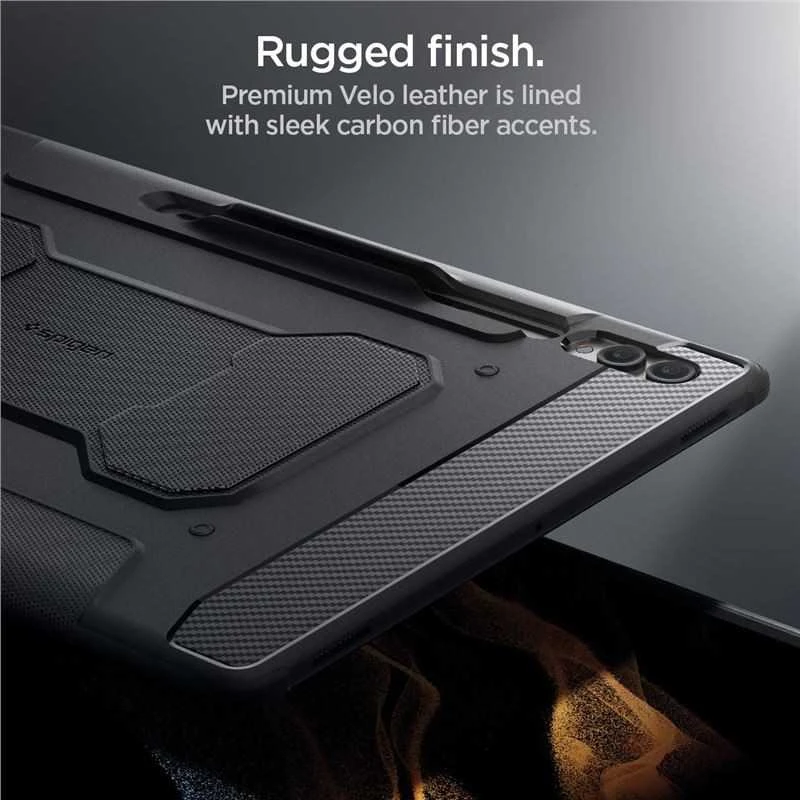 Spigen Rugged Armor PRO Sam Tab S8 Ultra /S9 Ultra 14.6" juodas/juodas ACS06538