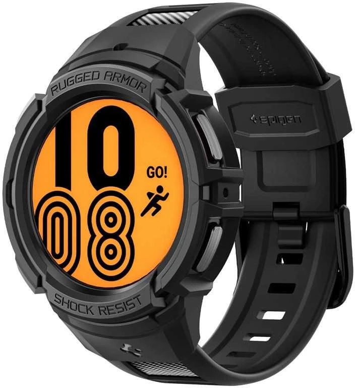 Dirželis Spigen RUGGED ARMOR "PRO" GALAXY Watch 5 PRO (45 MM) Juodas