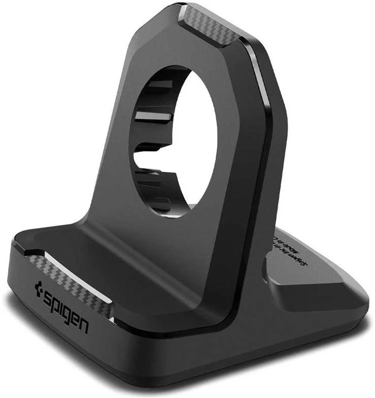„Spigen Rugged Armor“ stovas, juodas - Apple Watch