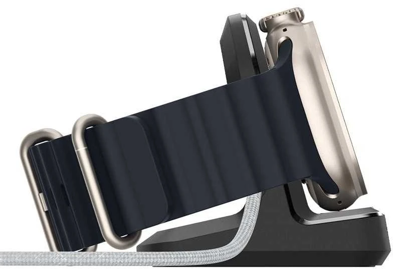 „Spigen Rugged Armor“ stovas, juodas - Apple Watch