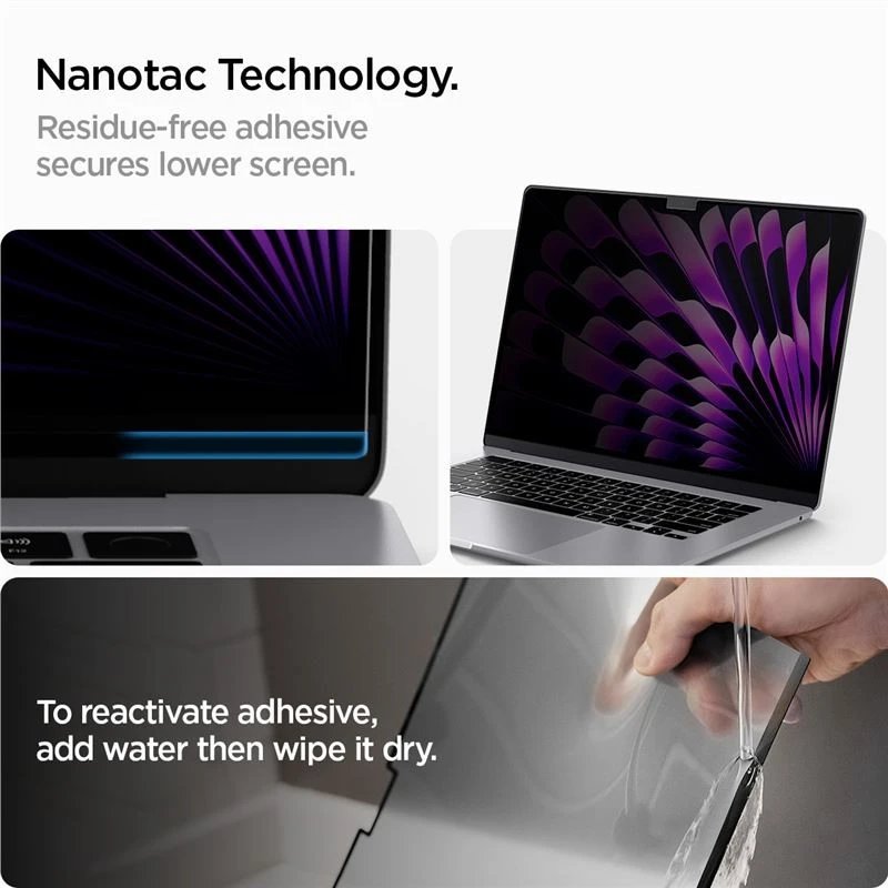 Spigen SafeView 1 vnt. - MacBook Air 15" M4/M3/M2