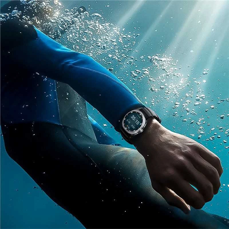Spigen Silicone Band, juodas - Samsung Galaxy Watch 8 46mm/44mm/40mm