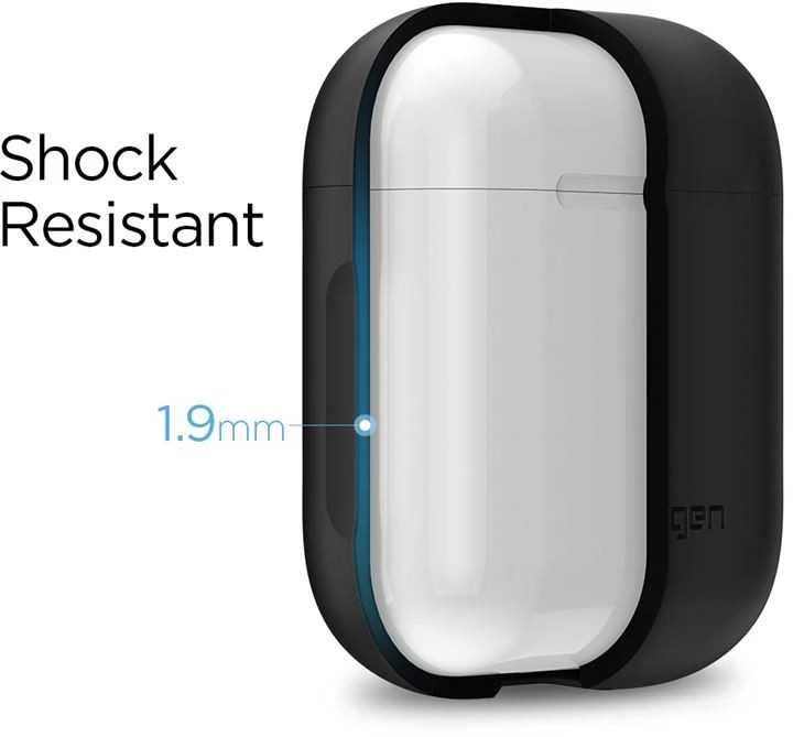 Spigen silikoninis dėklas, juodos spalvos – AirPods 1/2019