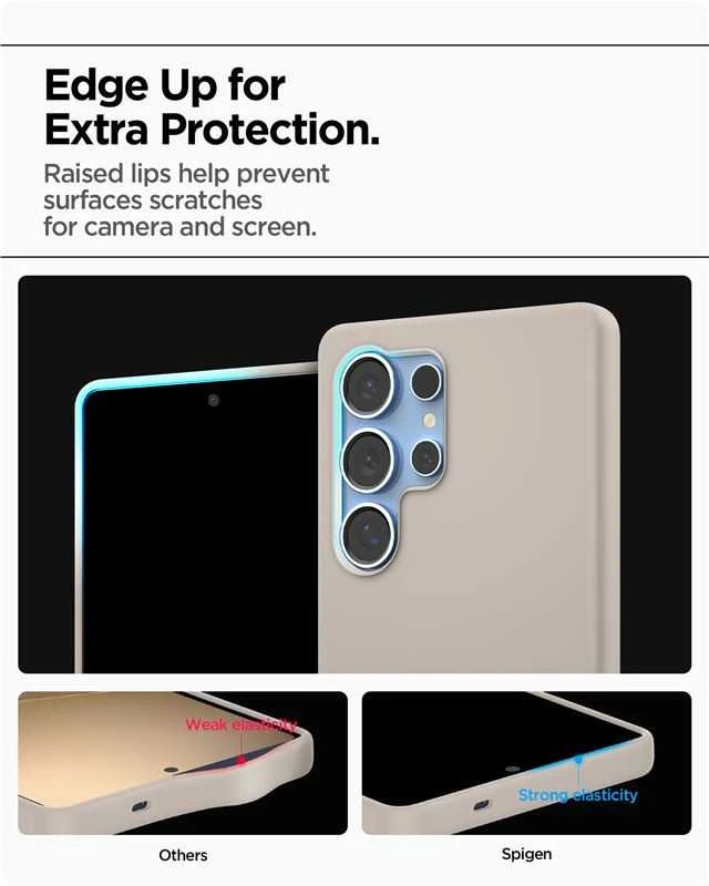 Dėklas Spigen Silicone Fit Mag Samsung Galaxy S25Ultra – titanium