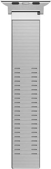 Spigen Sleek Link, sidabrinis - Apple Watch 49mm/46mm/45mm/44mm/42mm