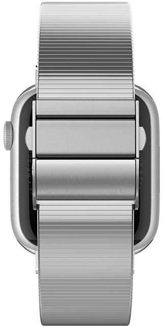 Spigen Sleek Link, sidabrinis - Apple Watch 49mm/46mm/45mm/44mm/42mm
