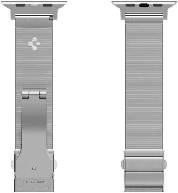 Spigen Sleek Link, sidabrinis - Apple Watch 49mm/46mm/45mm/44mm/42mm
