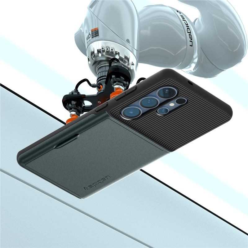 Dėklas Spigen Slim Armor CS, abyss žalias - Samsung Galaxy S25 Ultra