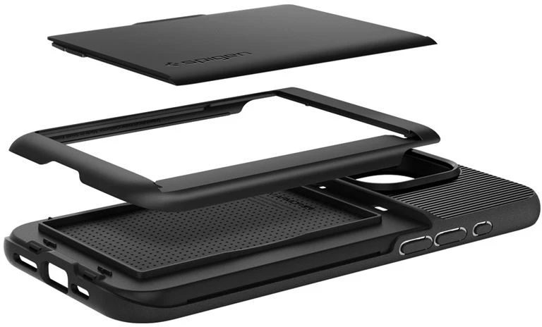 Dėklas SPIGEN SLIM ARMOR CS IPHONE 15 PRO Juodas