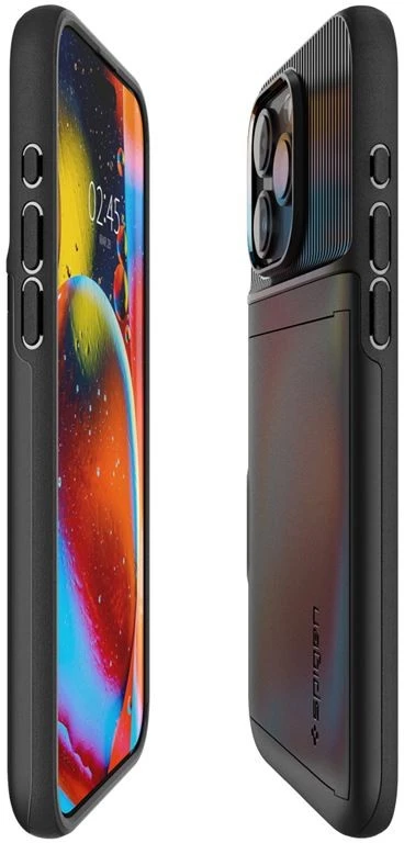 Dėklas SPIGEN SLIM ARMOR CS IPHONE 15 PRO Juodas