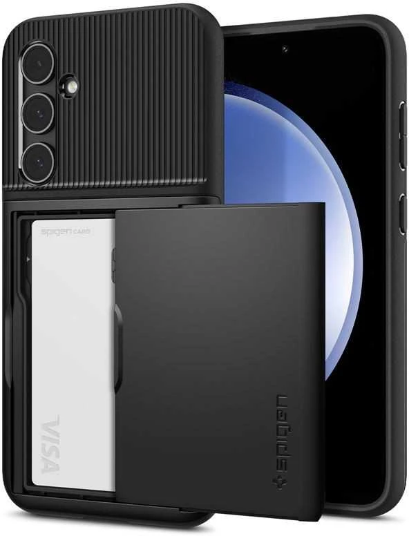 Spigen Slim Armor CS - dėklas skirtas Samsung Galaxy S23 FE Juodas
