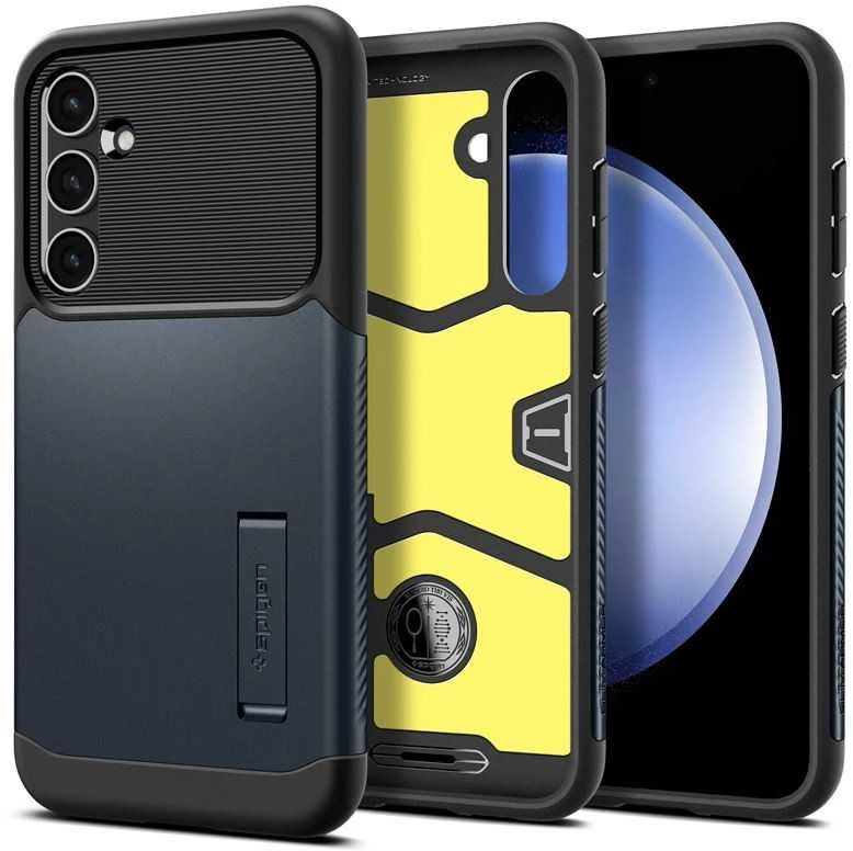 Spigen Slim Armor – dėklas skirtas Samsung Galaxy S23 FE Metal Slate