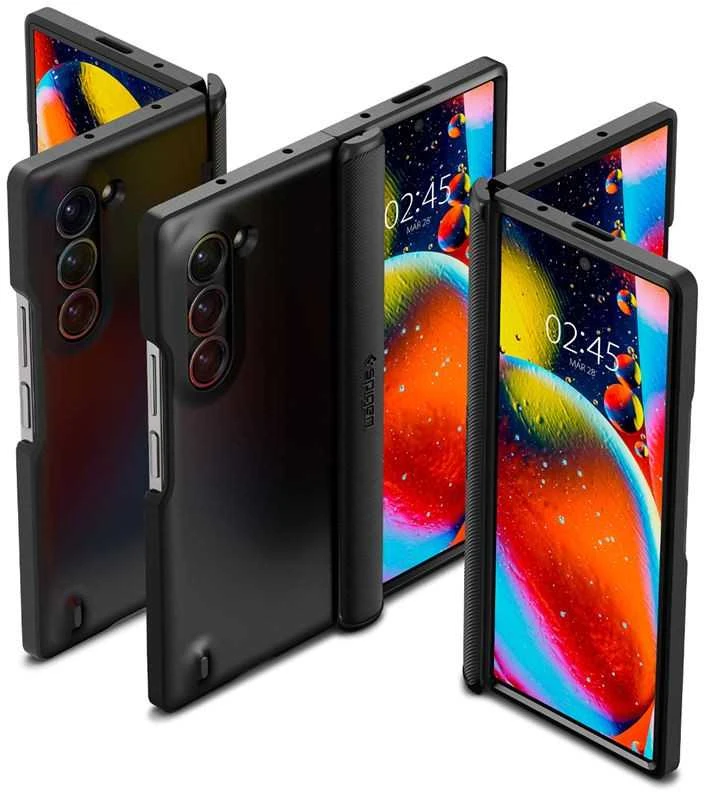 Spigen Slim Armor Pro – dėklas skirtas Samsung Galaxy Z Fold 6 Juodas