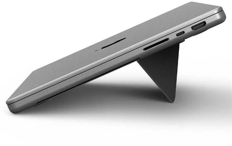 Ergonomiškas stovas Spigen Slimfold Nešiojamas kompiuteris Stand LD201-S3, juodas