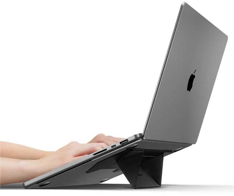 Ergonomiškas stovas Spigen Slimfold Nešiojamas kompiuteris Stand LD201-S3, juodas