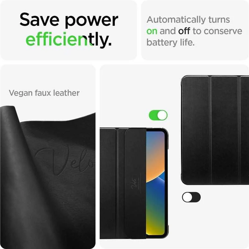 Apple iPad 10 / 2022 / 11” 11 / 2025 Spigen Smart Fold juodos spalvos