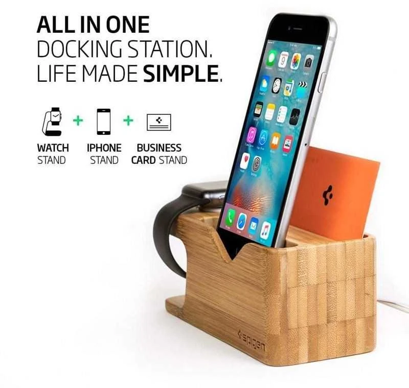 Spigen Stand Apple Watch + iPhone S370
