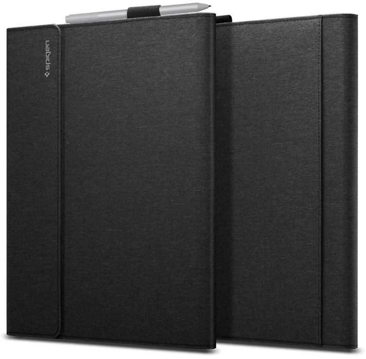 Spigen Stand Folio, juodas - Microsoft Surface Pro 11/10/9/8