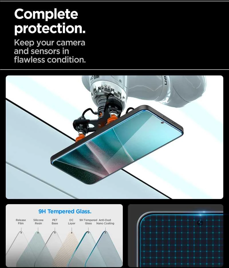 Apsauginis stiklas Spigen GLAS.TR ”EZ FIT HD” Samsung Galaxy A36 / A37 5G skaidrus