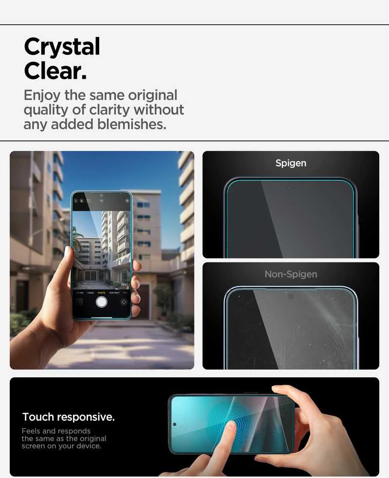 Apsauginis stiklas Spigen GLAS.TR ”EZ FIT HD” Samsung Galaxy A36 / A37 5G skaidrus
