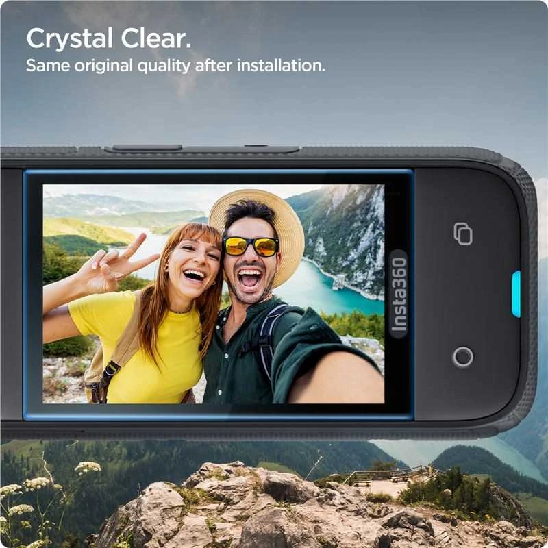 Spigen Stiklas tR SLIM S2P, juodas - Insta 360 X4