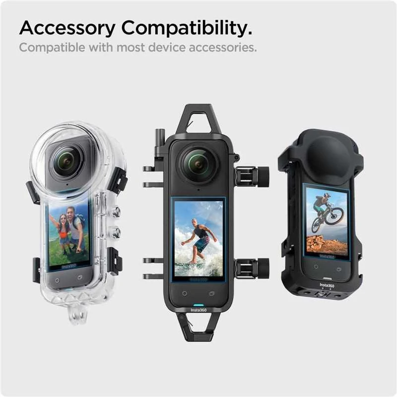 Spigen Stiklas tR SLIM S2P, juodas - Insta 360 X4