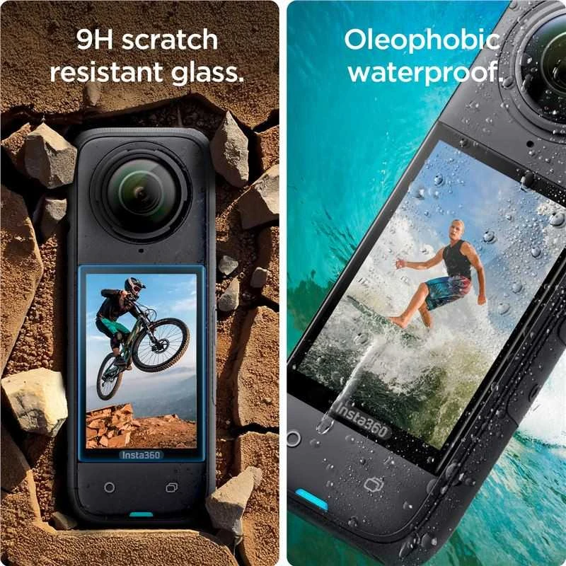 Spigen Stiklas tR SLIM S2P, juodas - Insta 360 X4