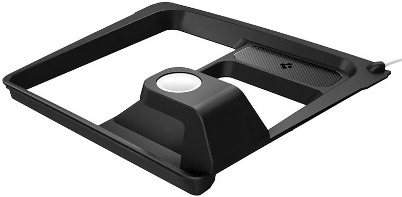 Spigen Tesla 3 viename belaidžio įkrovimo laikiklis, juodas - Tesla Model 3 2024