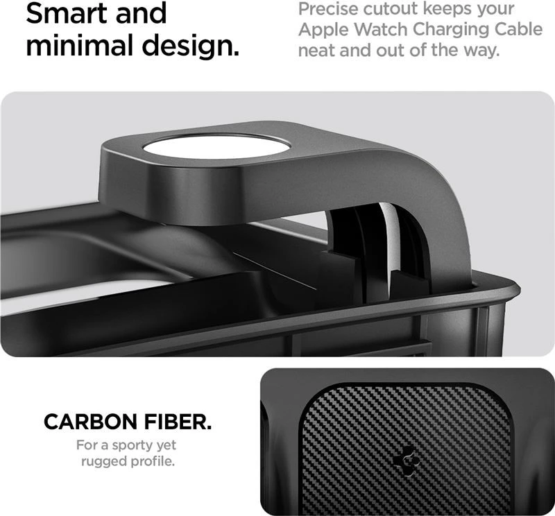 Spigen Tesla 3 viename belaidis įkrovimo stotelės laikiklis, juodas - Tesla Model Y/3