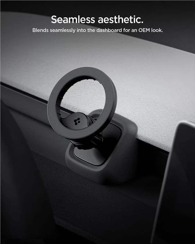 Spigen Tesla Airvent MagSafe laikiklis TAM100, juodas - Tesla Model 3(2024)/Y(Juniper)
