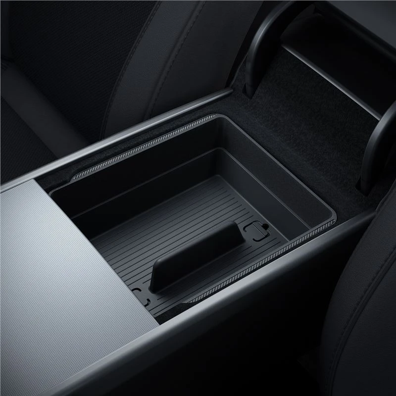 Spigen Tesla porankio konsolės organizatorius, juodas - Tesla Model 3 2024