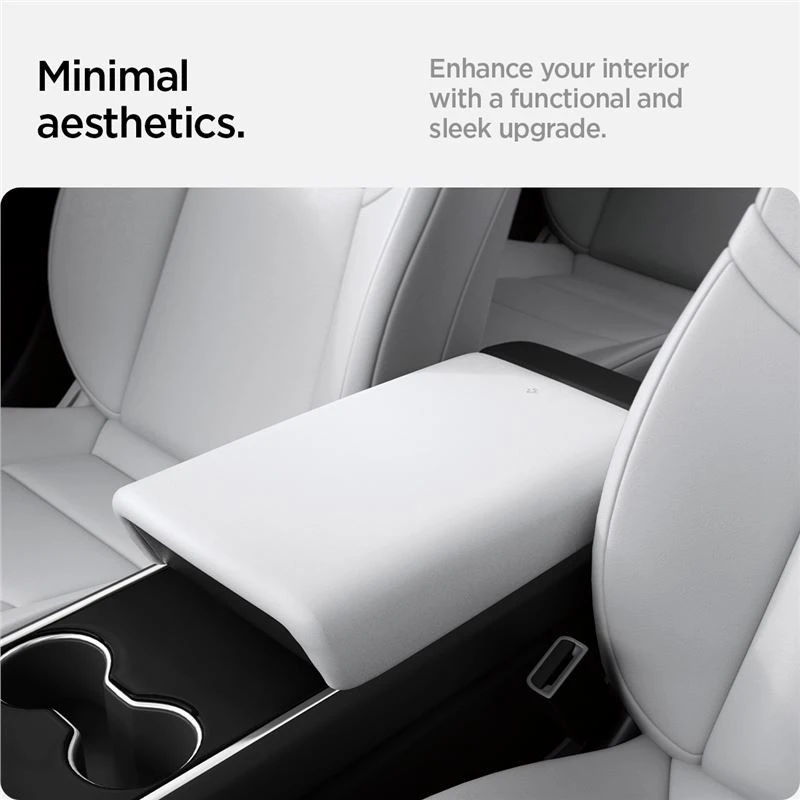 Spigen Tesla porankio pagalvėlė, balta - Tesla Model Y/3