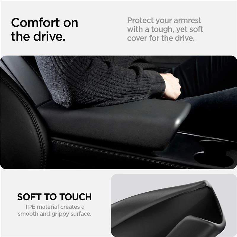 Spigen Tesla porankio pagalvėlė, juoda - Tesla Model Y/3