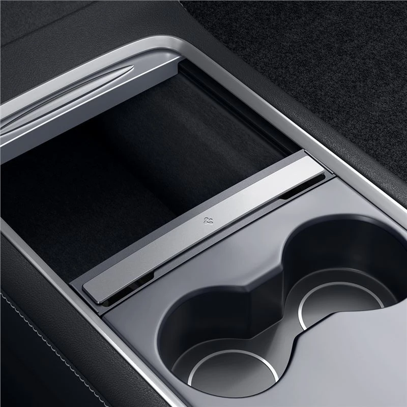 Spigen Tesla kabelių organizavimo stotelė, juoda - Tesla Model Y/3