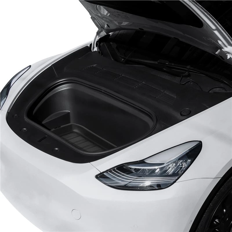 Spigen Tesla automobilio priekinės bagažinės kilimėlis, juodas - Tesla Model Y