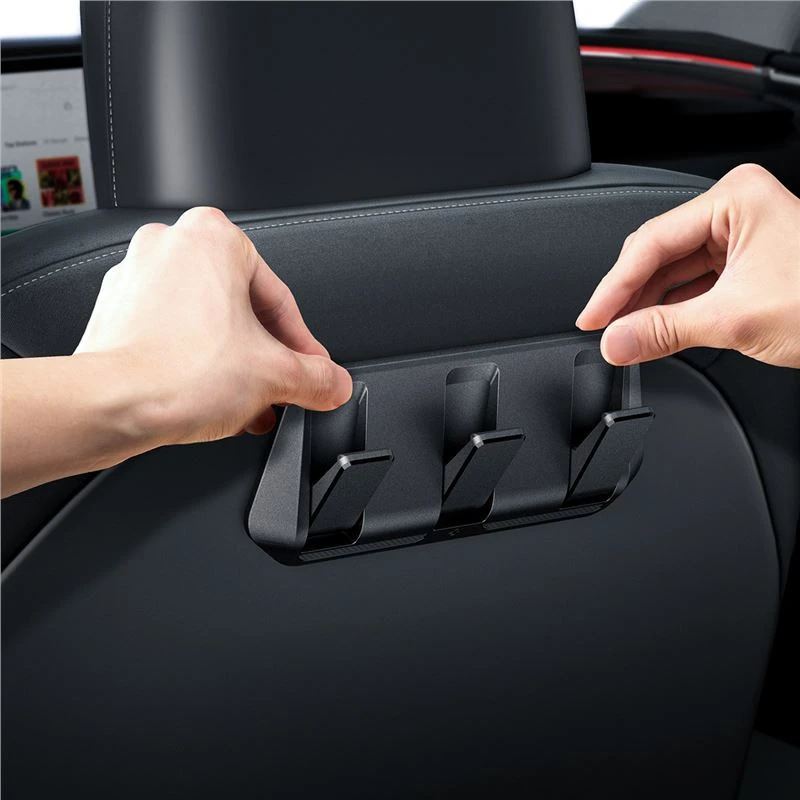 Spigen Tesla automobilio sėdynės kablys-laikiklis, juodas - Tesla Model Y/3