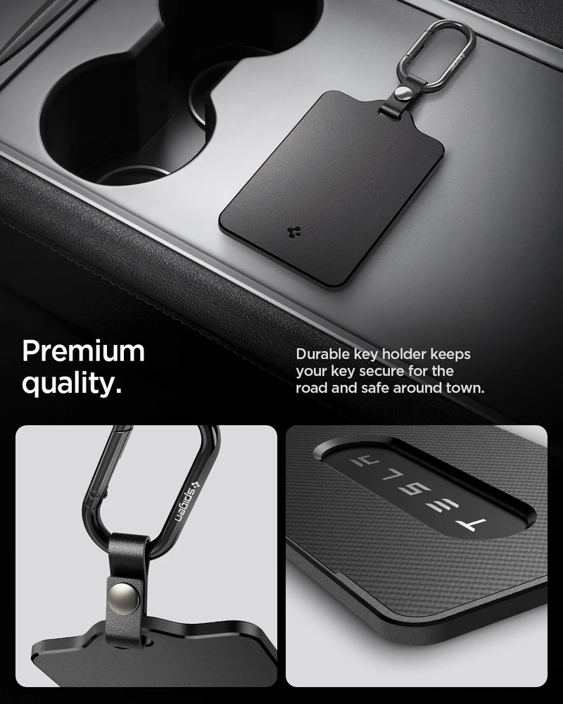 Spigen Tesla Card Holder 1 Pack, juodos spalvos – Tesla Key Card
