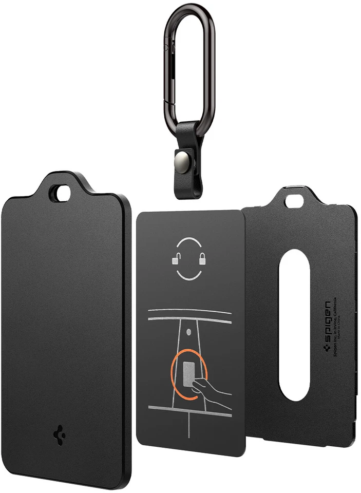Spigen Tesla Card Holder 1 Pack, juodos spalvos – Tesla Key Card