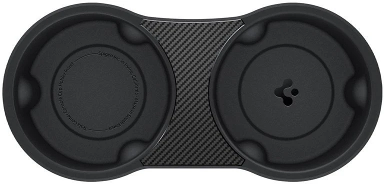Spigen Tesla centrinės konsolės puodelio laikiklio įdėklas (2021/2022), juodas - Model Y/3