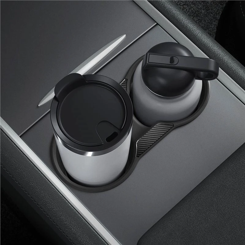 Spigen Tesla centrinės konsolės gėrimo laikiklio įdėklas Relaxed Grip - Tesla Model Y/3