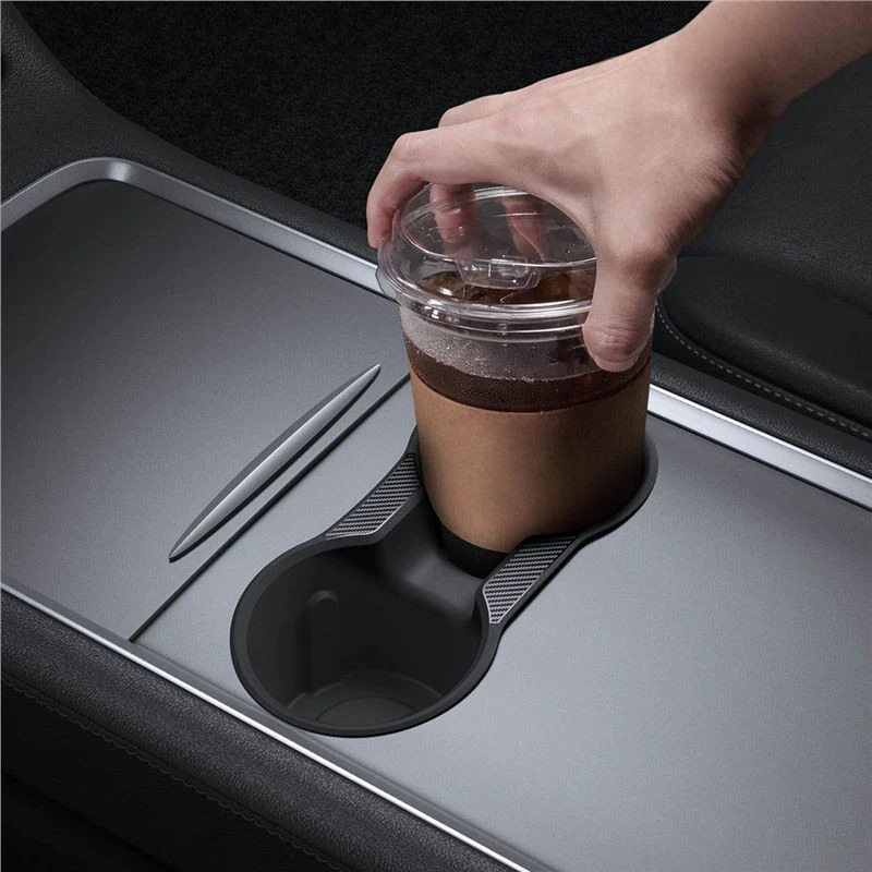 Spigen Tesla centrinės konsolės gėrimo laikiklio įdėklas Relaxed Grip - Tesla Model Y/3
