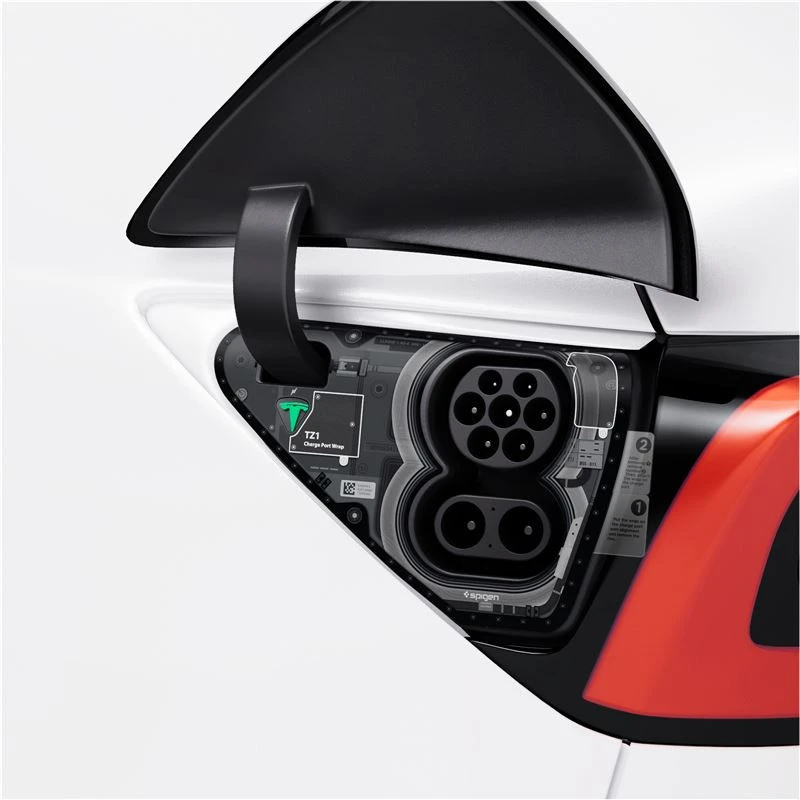 Spigen Tesla įkrovimo lizdo apsauga, zero one - Tesla Model Y/3