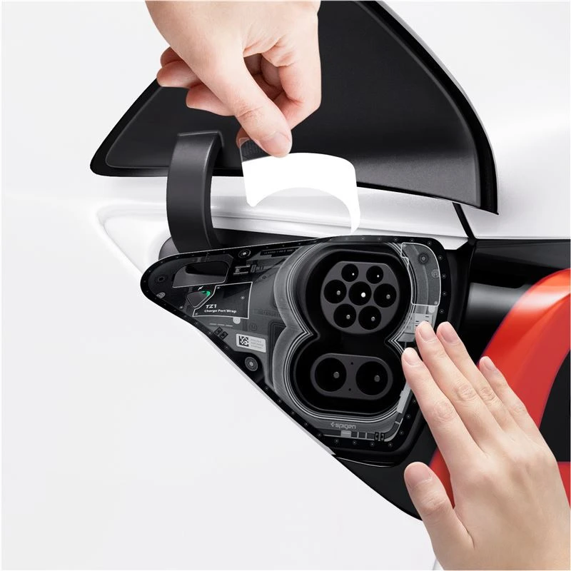 Spigen Tesla įkrovimo lizdo apsauga, zero one - Tesla Model Y/3